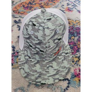 HMK mesh back trucker A FLEX white camo baseball hat HMKUSA.com